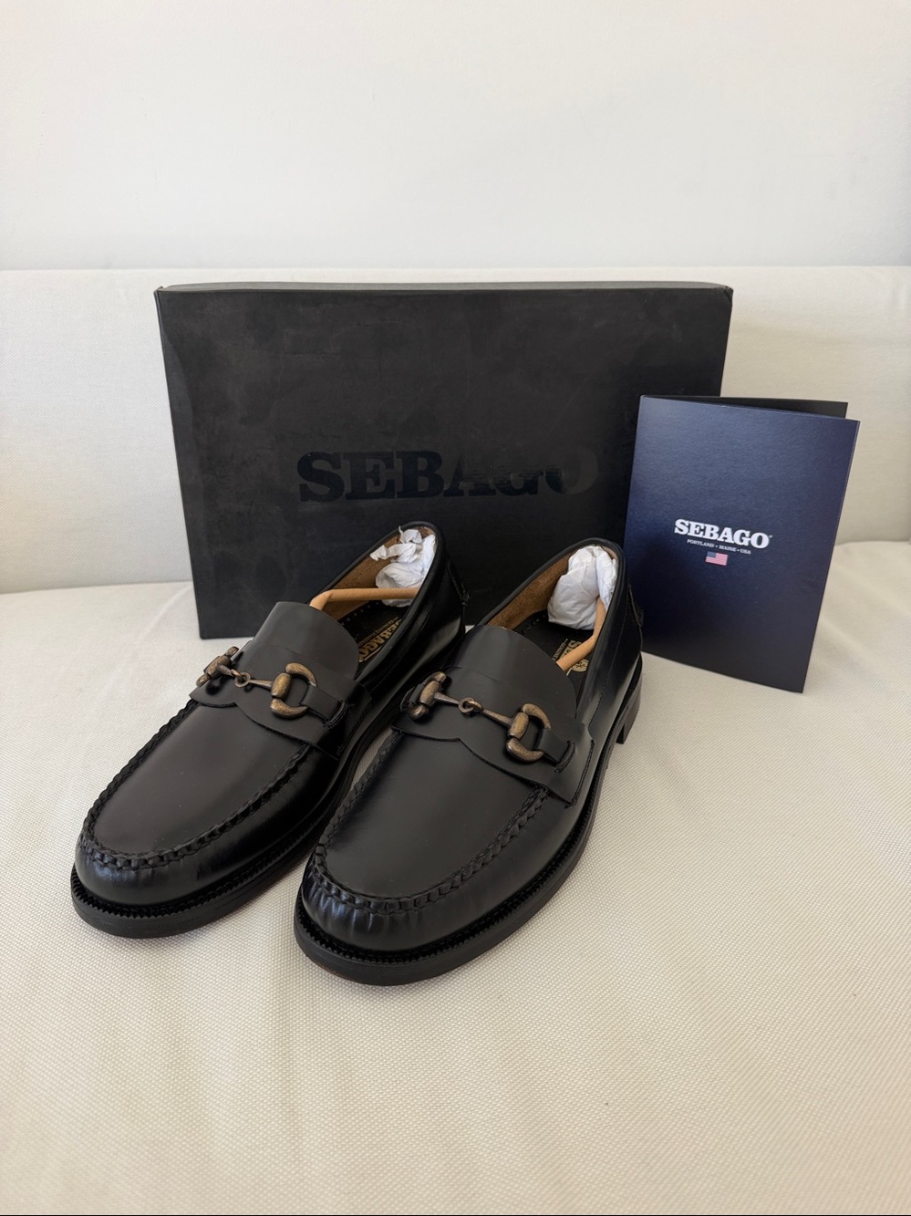 SEBAGO Loafers Horse bit Leather - Black